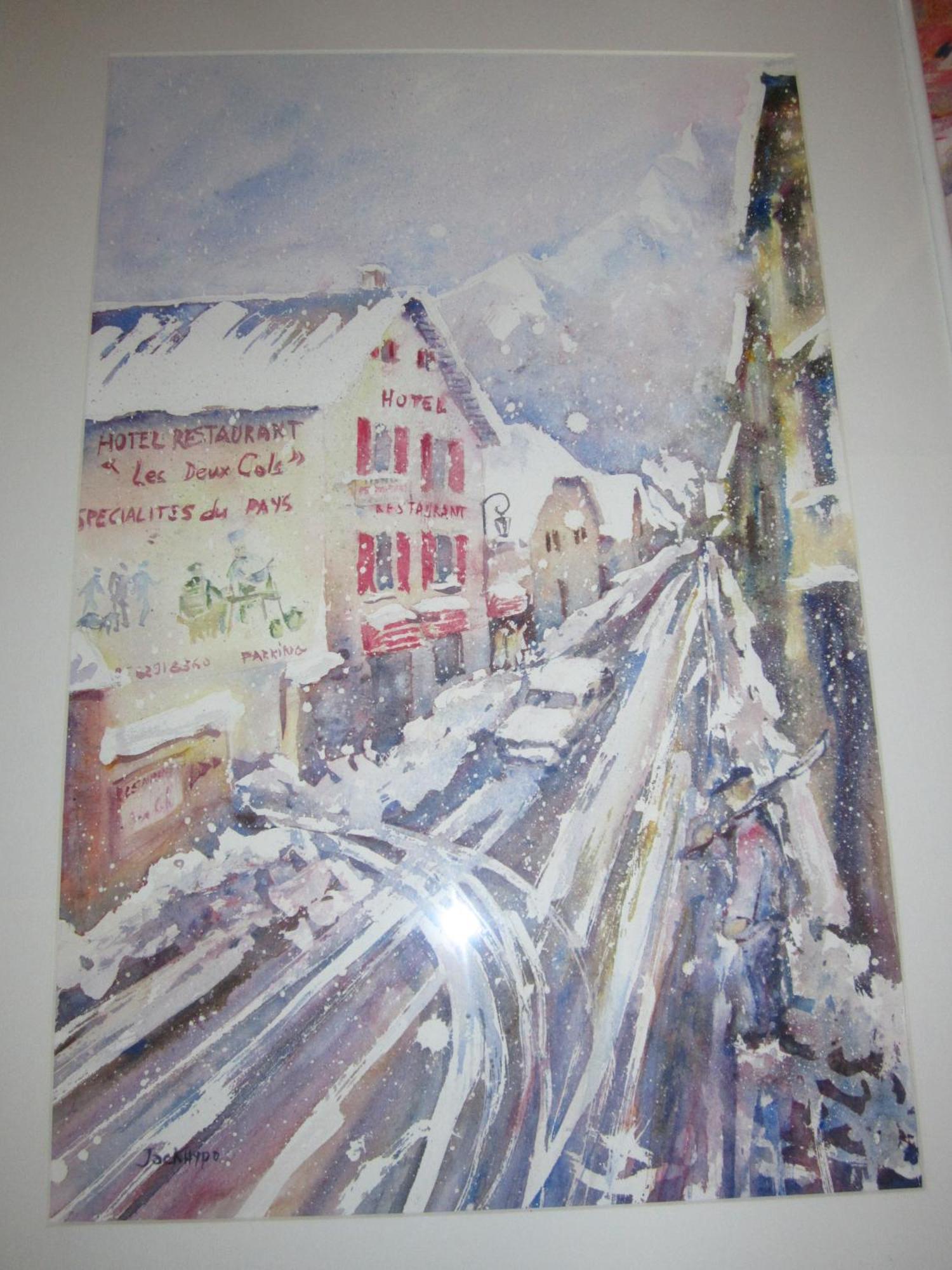 Hotel Les Deux Cols Sainte-Marie-de-Campan Eksteriør billede